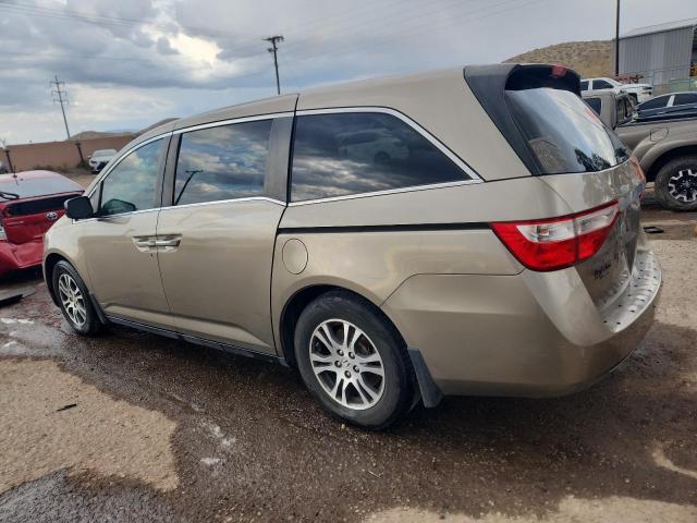 5FNRL5H61BB005863 - 2011 HONDA ODYSSEY EXL GOLD photo 2