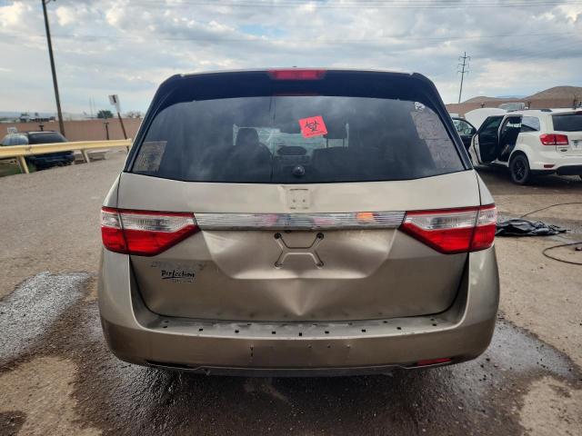 5FNRL5H61BB005863 - 2011 HONDA ODYSSEY EXL GOLD photo 6
