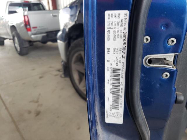 1D7RV1CT2BS659604 - 2011 DODGE RAM 1500 BLUE photo 12