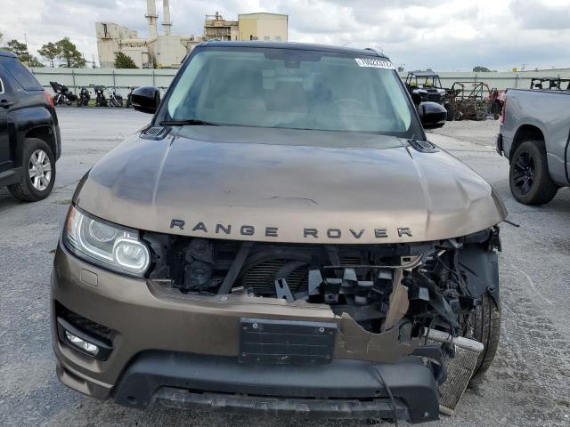 SALWV2EF8EA327406 - 2014 LAND ROVER RANGE ROVE AUTOBIOGRAPHY BROWN photo 5