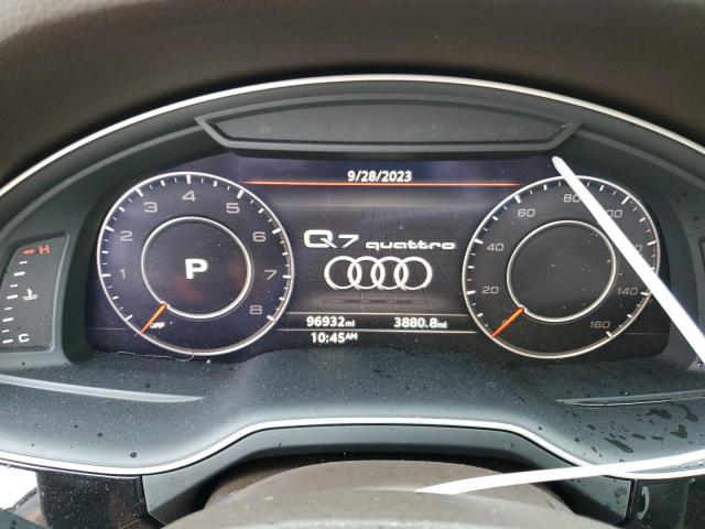 WA1VAAF7XJD039115 - 2018 AUDI Q7 PRESTIGE GRAY photo 9