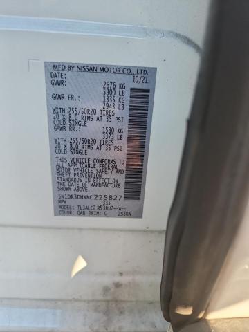 5N1DR3DHXNC225827 - 2022 NISSAN PATHFINDER PLATINUM თეთრი ფოტო 13