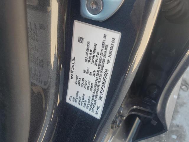 5YJ3E1EA5SF970615 - 2025 TESLA MODEL 3 石墨色 照片 12