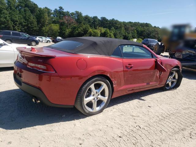 2G1FF3D37F9176906 - 2015 CHEVROLET CAMARO LT 红色 照片 3