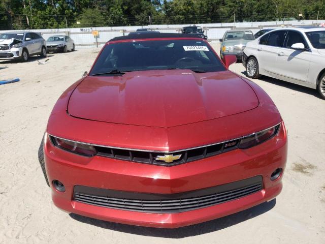 2G1FF3D37F9176906 - 2015 CHEVROLET CAMARO LT 红色 照片 5