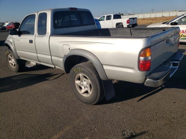 5TESM92N71Z746960 - 2001 TOYOTA TACOMA XTRACAB PRERUNNER ვერცხლისფერი ფოტო 2
