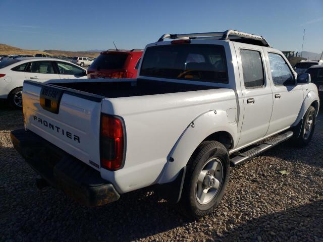 1N6ED27T21C324392 - 2001 NISSAN FRONTIER CREW CAB XE WHITE photo 3