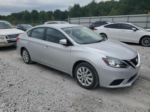 3N1AB7AP1KY456698 - 2019 NISSAN SENTRA S 银色 照片 4