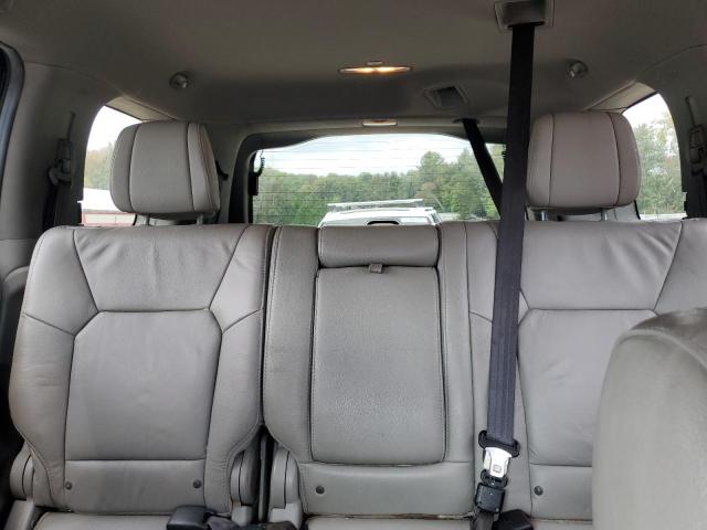 5FNYF4H58CB026120 - 2012 HONDA PILOT EXL BLUE photo 10