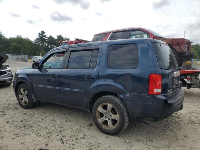 5FNYF4H58CB026120 - 2012 HONDA PILOT EXL BLUE photo 2