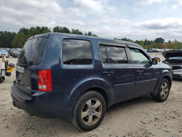 5FNYF4H58CB026120 - 2012 HONDA PILOT EXL BLUE photo 3