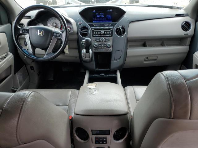 5FNYF4H58CB026120 - 2012 HONDA PILOT EXL BLUE photo 8