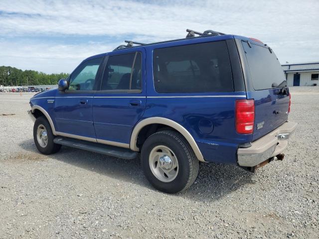 1FMEU18W6VLB73550 - 1997 FORD EXPEDITION BLUE photo 2