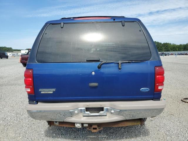 1FMEU18W6VLB73550 - 1997 FORD EXPEDITION BLUE photo 6