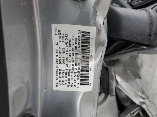 1HGCR2F86FA083935 - 2015 HONDA ACCORD EXL SILVER photo 13