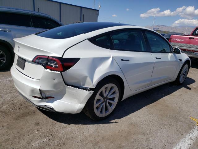 5YJ3E1EAXPF583436 - 2023 TESLA MODEL 3 WHITE photo 3