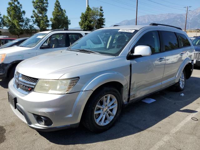 3C4PDCBG6ET104470 - 2014 DODGE JOURNEY SXT SILVER photo 1