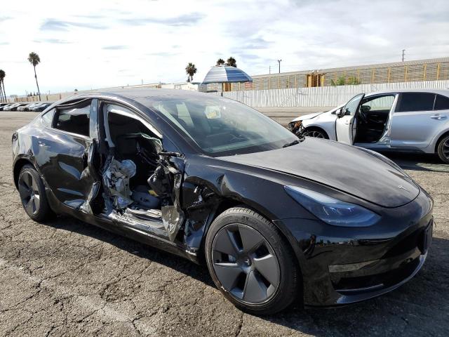5YJ3E1EA5PF468887 - 2023 TESLA MODEL 3 BLACK photo 4