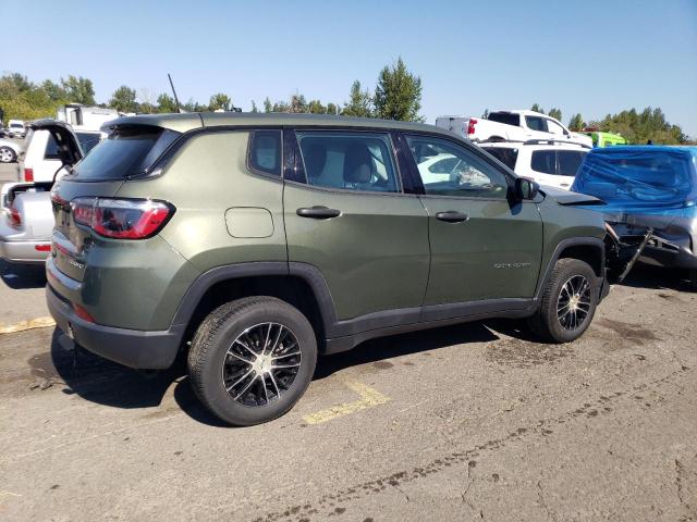 3C4NJDAB6MT568269 - 2021 JEEP COMPASS SPORT 绿色 照片 3