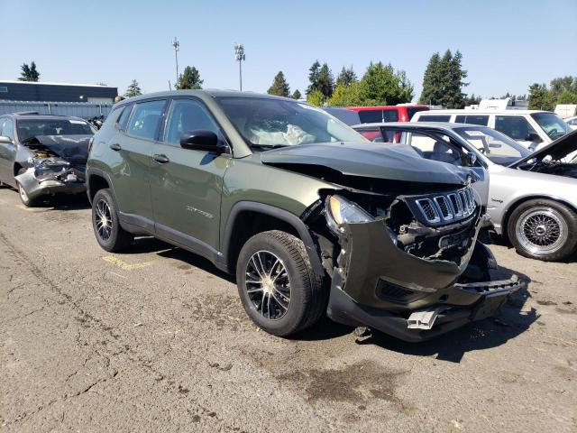 3C4NJDAB6MT568269 - 2021 JEEP COMPASS SPORT 绿色 照片 4