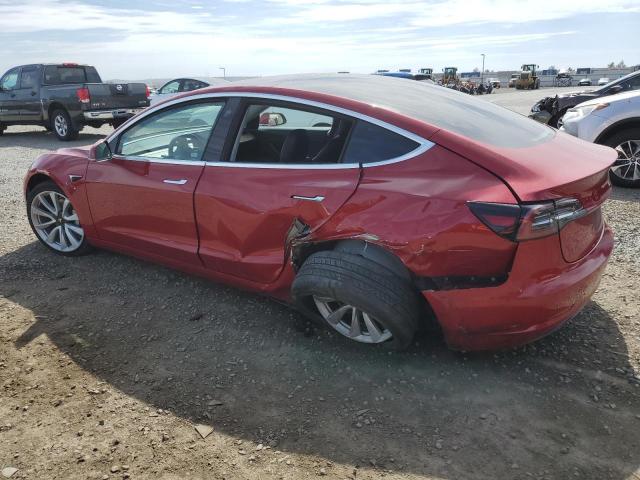 5YJ3E1EA5JF018082 - 2018 TESLA MODEL 3 RED photo 2