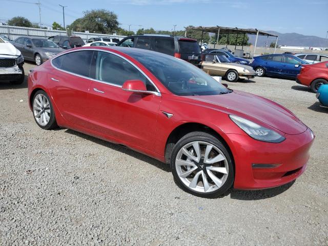 5YJ3E1EA5JF018082 - 2018 TESLA MODEL 3 RED photo 4