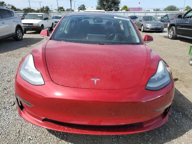 5YJ3E1EA5JF018082 - 2018 TESLA MODEL 3 RED photo 5