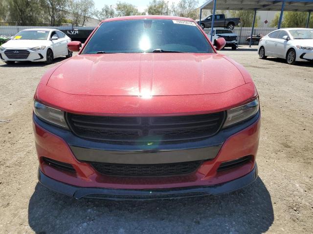 2C3CDXBGXFH771675 - 2015 DODGE CHARGER SE RED photo 5