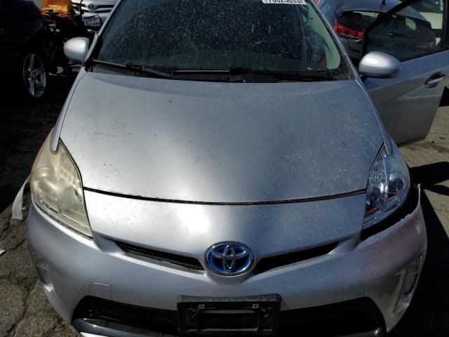 JTDKN3DU0C5438159 - 2012 TOYOTA PRIUS SILVER photo 11