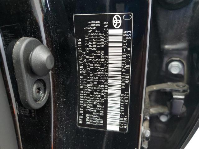 5YFB4MDEXRP177233 - 2024 TOYOTA COROLLA LE BLACK photo 13
