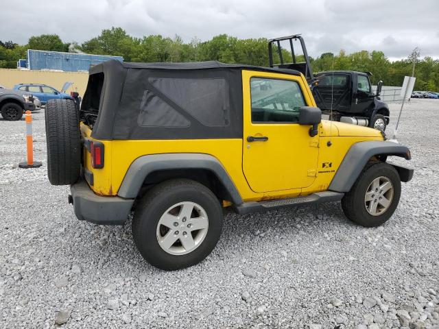 1J4FA24198L581704 - 2008 JEEP WRANGLER X YELLOW photo 3