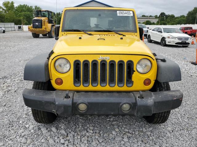 1J4FA24198L581704 - 2008 JEEP WRANGLER X YELLOW photo 5