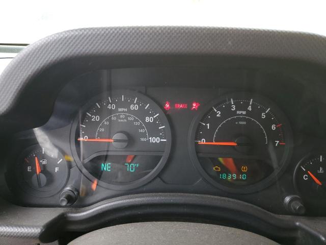 1J4FA24198L581704 - 2008 JEEP WRANGLER X YELLOW photo 9