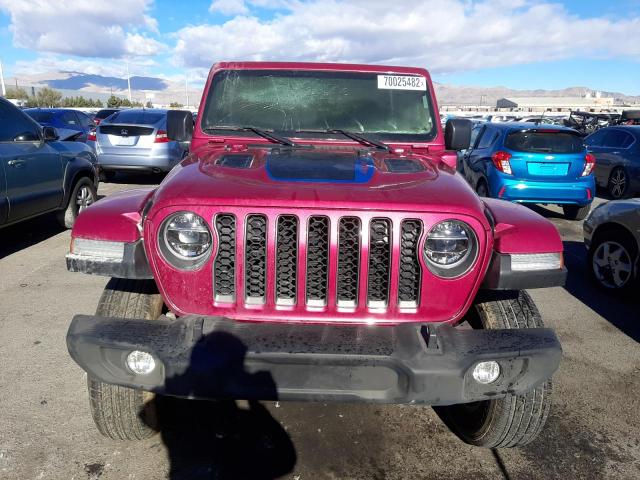 1C4JJXR65NW115747 - 2022 JEEP WRANGLER RUBICON 4XE PINK photo 5