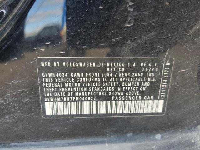 3VW4M7BU7PM040627 - 2023 VOLKSWAGEN JETTA S BLACK photo 13