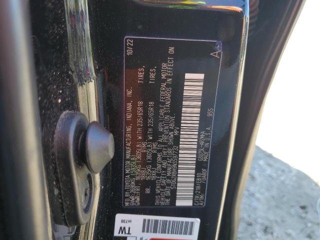 5TDGZRBH9NS597732 - 2022 TOYOTA HIGHLANDER XLE Սև լուսանկար 14