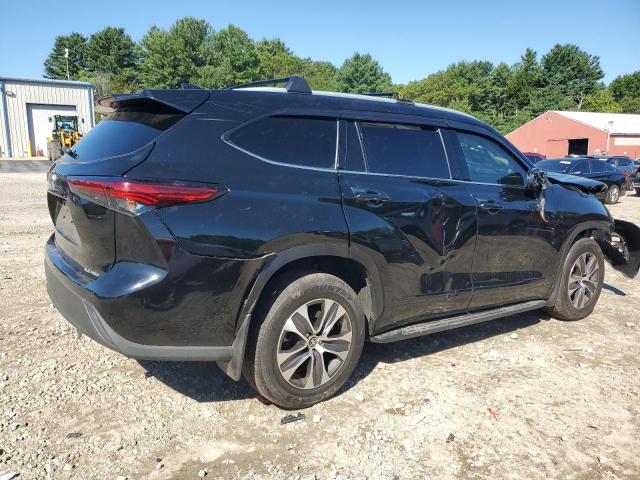 5TDGZRBH9NS597732 - 2022 TOYOTA HIGHLANDER XLE Սև լուսանկար 3