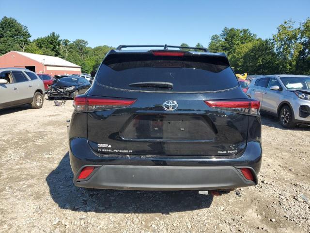 5TDGZRBH9NS597732 - 2022 TOYOTA HIGHLANDER XLE Սև լուսանկար 6