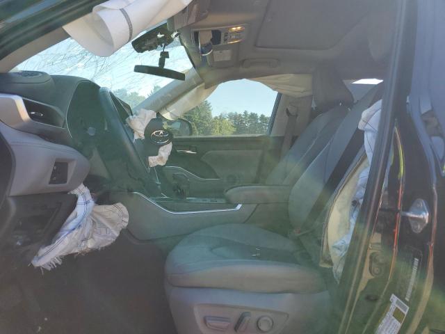 5TDGZRBH9NS597732 - 2022 TOYOTA HIGHLANDER XLE Սև լուսանկար 7