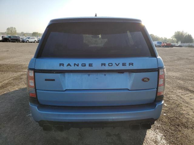 SALGV2FE1HA353781 - 2017 LAND ROVER RANGE ROVE AUTOBIOGRAPHY BLUE photo 6