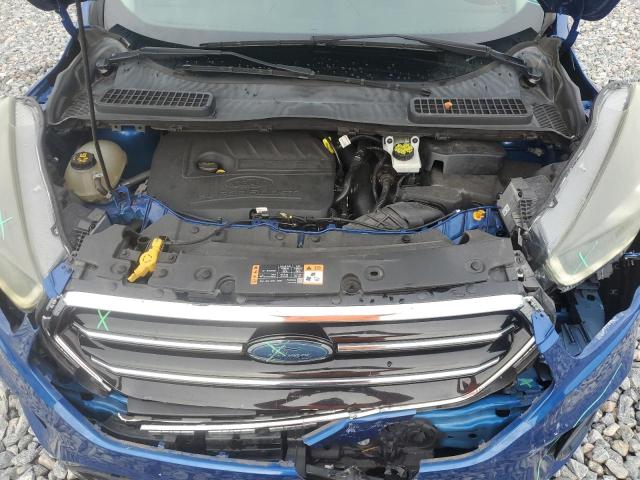 1FMCU0JD7HUC99506 - 2017 FORD ESCAPE TITANIUM ლურჯი ფოტო 12