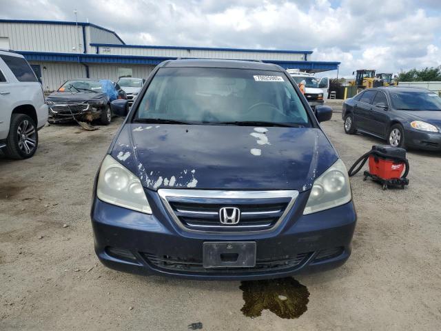 5FNRL38427B044715 - 2007 HONDA ODYSSEY EX BLUE photo 5