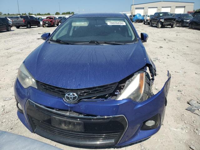 5YFBURHE4GP524463 - 2016 TOYOTA COROLLA L BLUE photo 5