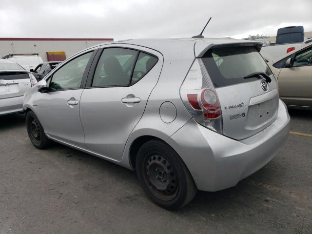 JTDKDTB33E1560036 - 2014 TOYOTA PRIUS C SILVER photo 2