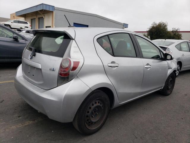 JTDKDTB33E1560036 - 2014 TOYOTA PRIUS C SILVER photo 3