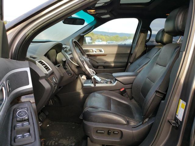 1FMHK8F85CGA98068 - 2012 FORD EXPLORER LIMITED GRAY photo 7