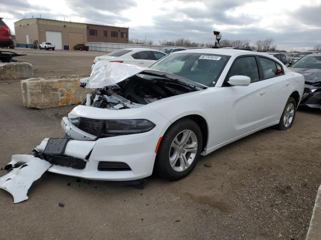 2C3CDXBGXNH194757 - 2022 DODGE CHARGER SXT WHITE photo 1