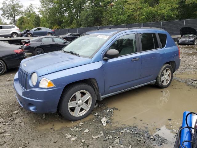 1J8FT47097D265932 - 2007 JEEP COMPASS BLUE photo 1