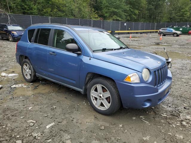 1J8FT47097D265932 - 2007 JEEP COMPASS BLUE photo 4