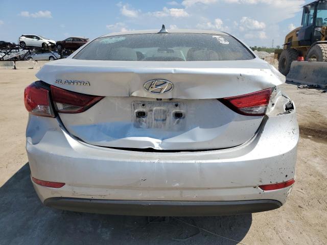 5NPDH4AE9FH618960 - 2015 HYUNDAI ELANTRA SE SILVER photo 6